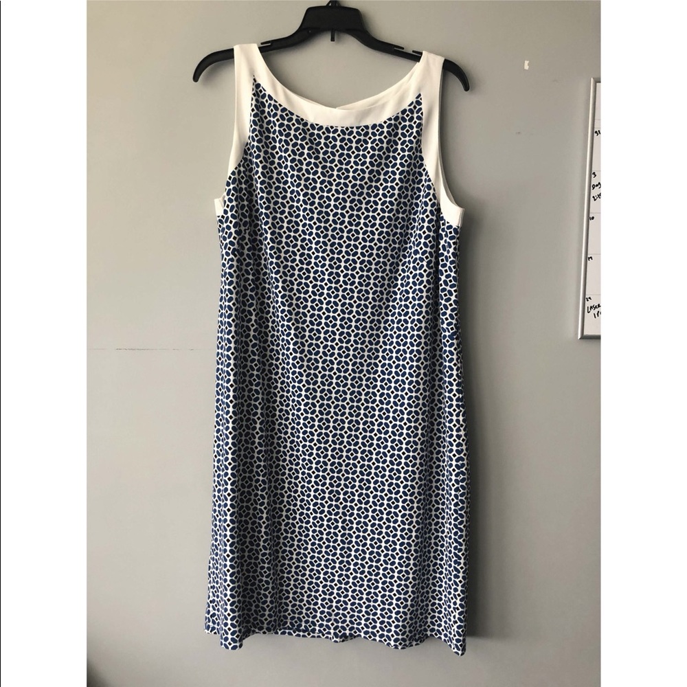 Ann Taylor Sleeveless Printed Dress